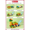DUBIE 640 Xếp hình lắp ráp ghép mô hình Diễu hành động vật
