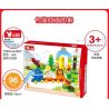 DUBIE 640 Xếp hình lắp ráp ghép mô hình Diễu hành động vật
