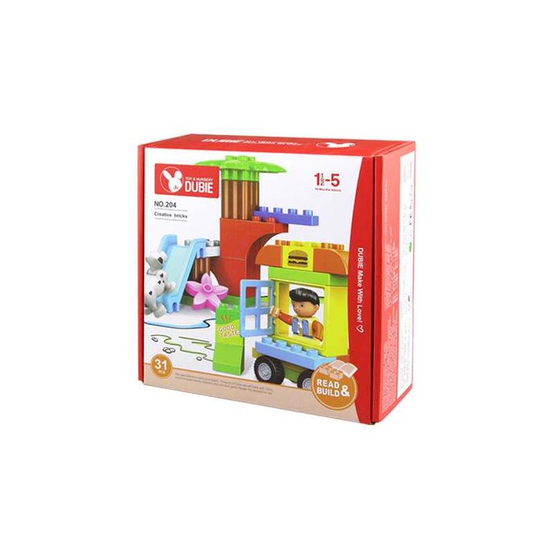 DUBIE 204 Xếp hình lắp ráp ghép mô hình Hãy sáng tạo