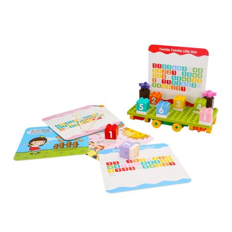 DUBIE 414 Xếp hình lắp ráp ghép mô hình bài học âm nhạc đầu tiên của tôi