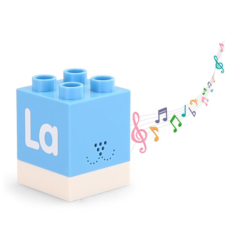 DUBIE 414 Xếp hình lắp ráp ghép mô hình bài học âm nhạc đầu tiên của tôi