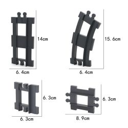 DUBIE 430 Xếp hình lắp ráp ghép mô hình đường ray xe lửa