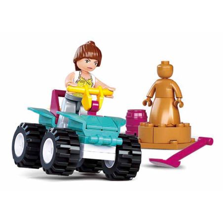 Sluban M38-B00599 Xếp hình lắp ráp ghép mô hình ATV ATV