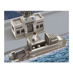 Sluban M38-B0123 Xếp hình lắp ráp ghép mô hình tàu ngầm hạt nhân