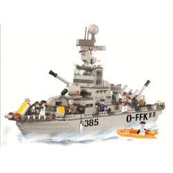 Sluban M38-B0126 Xếp hình lắp ráp ghép mô hình Hạm đội Hải quân - Tàu tuần dương