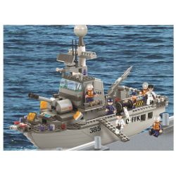 Sluban M38-B0126 Xếp hình lắp ráp ghép mô hình Hạm đội Hải quân - Tàu tuần dương