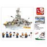 Sluban M38-B0126 Xếp hình lắp ráp ghép mô hình Hạm đội Hải quân - Tàu tuần dương