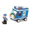 Sluban M38-B0177 Xếp hình lắp ráp ghép mô hình Xe cảnh sát phiên bản SimCity-Q