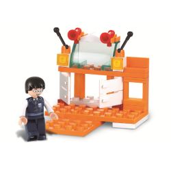 Sluban M38-B0179 Xếp hình lắp ráp ghép mô hình Xe buýt phiên bản SimCity-Q