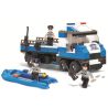 Sluban M38-B0186 Xếp hình lắp ráp ghép mô hình City SWAT - Vận chuyển thuyền máy