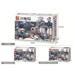 Sluban M38-B0192 Xếp hình lắp ráp ghép mô hình Trung tâm chỉ huy SWAT-SWAT thành phố