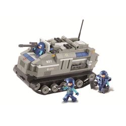 Sluban M38-B0199 Xếp hình lắp ráp ghép mô hình Lực Lượng Đặc Biệt - Xe Thiết Giáp chở quân