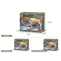 Sluban M38-B0202 Xếp hình lắp ráp ghép mô hình Lực Lượng Đặc Biệt-Lực Lượng Đặc Nhiệm Thủy Quân Lục Chiến