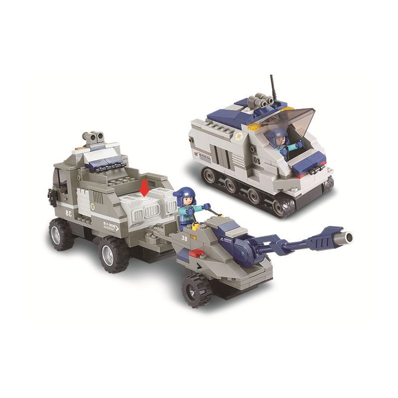 Sluban M38-B0208 Xếp hình lắp ráp ghép mô hình Lực Lượng Đặc Biệt - Trung Đoàn Pháo Binh Thiết Giáp