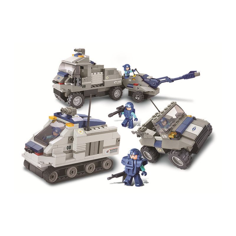Sluban M38-B0208 Xếp hình lắp ráp ghép mô hình Lực Lượng Đặc Biệt - Trung Đoàn Pháo Binh Thiết Giáp