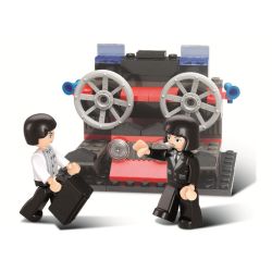 Sluban M38-B0229 Xếp hình lắp ráp ghép mô hình Phiên bản kỷ niệm của ga xe lửa thế kỷ-Cournot