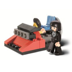 Sluban M38-B0229 Xếp hình lắp ráp ghép mô hình Phiên bản kỷ niệm của ga xe lửa thế kỷ-Cournot