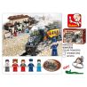 Sluban M38-B0235 Xếp hình lắp ráp ghép mô hình Ga xe lửa thế kỷ-Những người tiên phong ở vùng cực