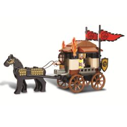 Sluban M38-B0259 Xếp hình lắp ráp ghép mô hình Series Tam Quốc Chí-Ba Chuyến Thăm Nhà Tranh