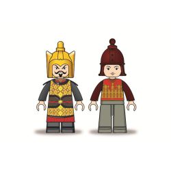 Sluban M38-B0259 Xếp hình lắp ráp ghép mô hình Series Tam Quốc Chí-Ba Chuyến Thăm Nhà Tranh