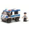 Sluban M38-B0273 Xếp hình lắp ráp ghép mô hình Xe hộ tống đặc biệt SWAT của thành phố