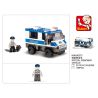 Sluban M38-B0273 Xếp hình lắp ráp ghép mô hình Xe hộ tống đặc biệt SWAT của thành phố
