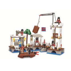 Sluban M38-B0280 Xếp hình lắp ráp ghép mô hình Cướp biển vùng Caribe - Đột kích Port Royal