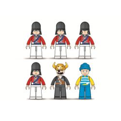 Sluban M38-B0280 Xếp hình lắp ráp ghép mô hình Cướp biển vùng Caribe - Đột kích Port Royal