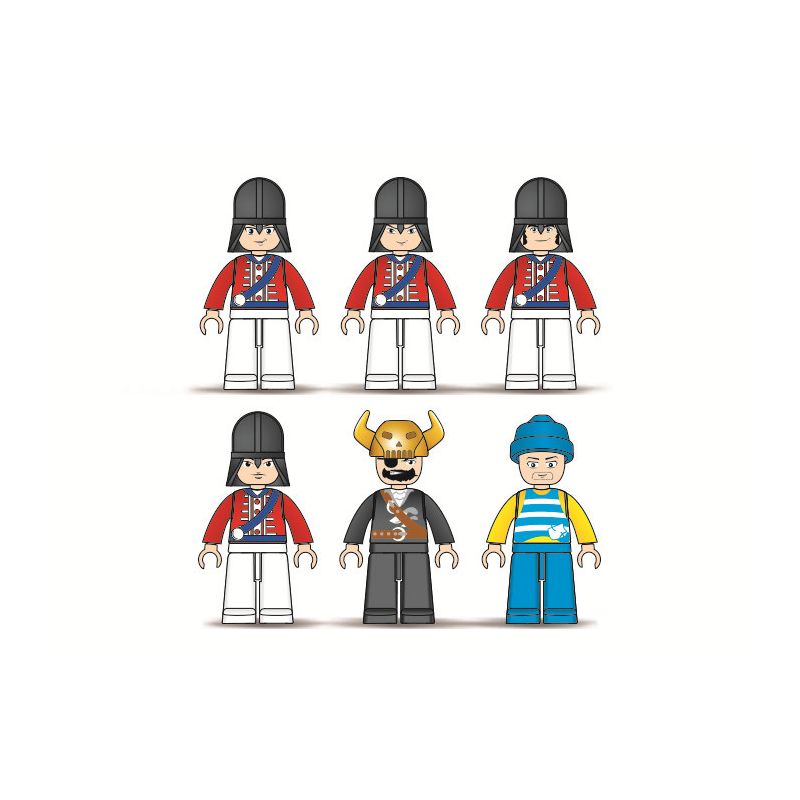 Sluban M38-B0280 Xếp hình lắp ráp ghép mô hình Cướp biển vùng Caribe - Đột kích Port Royal