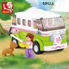 Sluban M38-B0523 Xếp hình lắp ráp ghép mô hình toa xe ga