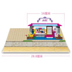 Sluban M38-B0528 Xếp hình lắp ráp ghép mô hình Nhà nước chanh dây