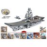 Sluban M38-B0537 Xếp hình lắp ráp ghép mô hình tàu sân bay Liêu Ninh