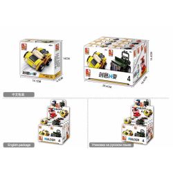 Sluban M38-B0597 Xếp hình lắp ráp ghép mô hình Thay đổi sáng tạo