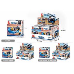 Sluban M38-B0638 Xếp hình lắp ráp ghép mô hình Sự hiện diện đầy đủ của cảnh sát