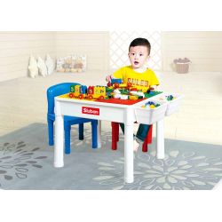 Sluban M38-B0728 Xếp hình lắp ráp ghép mô hình Bàn giáo dục sớm cho bé