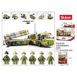 Sluban M38-B0782 Xếp hình lắp ráp ghép mô hình xe phóng tên lửa S-400