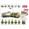 Sluban M38-B0782 Xếp hình lắp ráp ghép mô hình xe phóng tên lửa S-400