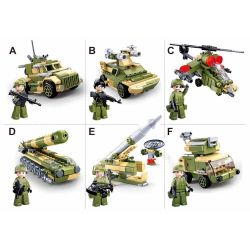 Sluban M38-B0782 Xếp hình lắp ráp ghép mô hình xe phóng tên lửa S-400