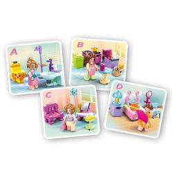 Sluban M38-B0800 Xếp hình lắp ráp ghép mô hình giấc mơ màu hồng