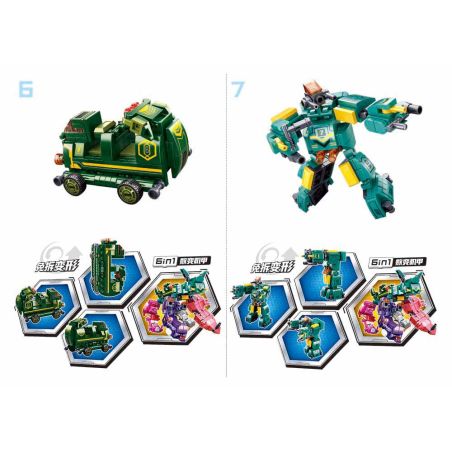 Sluban M38-B0820 Xếp hình lắp ráp ghép mô hình kỹ thuật số biến hình