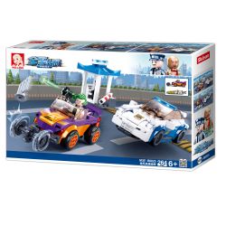 Sluban M38-B0825 Xếp hình lắp ráp ghép mô hình Cuộc rượt đuổi tốc độ cao lốc xoáy