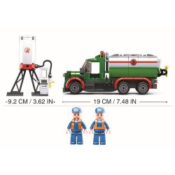 Sluban M38-B0878 Xếp hình lắp ráp ghép mô hình xe bồn