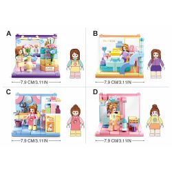 Sluban M38-B0883 Xếp hình lắp ráp ghép mô hình thủ công nhỏ