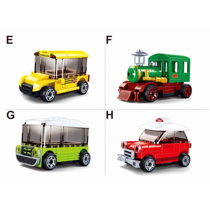 Sluban M38-B0933 Xếp hình lắp ráp ghép mô hình Nhóm lực phanh tích lũy