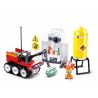 Sluban M38-B0963 Xếp hình lắp ráp ghép mô hình Huấn luyện chữa cháy phòng thí nghiệm hóa học