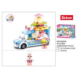 Sluban M38-B0993B Xếp hình lắp ráp ghép mô hình xe bán phô mai