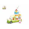 Sluban M38-B0993C Xếp hình lắp ráp ghép mô hình Xe trà sữa BOBO