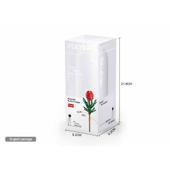 Pleyerid M38-B1101-08 Xếp hình lắp ráp ghép mô hình PLEYERID-Hoa trái tim-Thanh lịch-Hoa công chúa