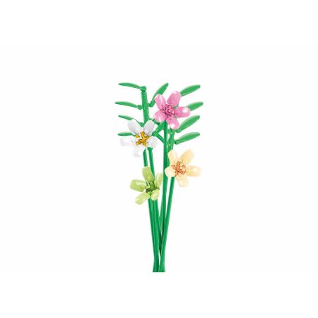Pleyerid M38-B1101-13 Freesia Xếp hình lắp ráp ghép mô hình PLEYERID-Hoa Tinh Tế Trái Tim-Freesia