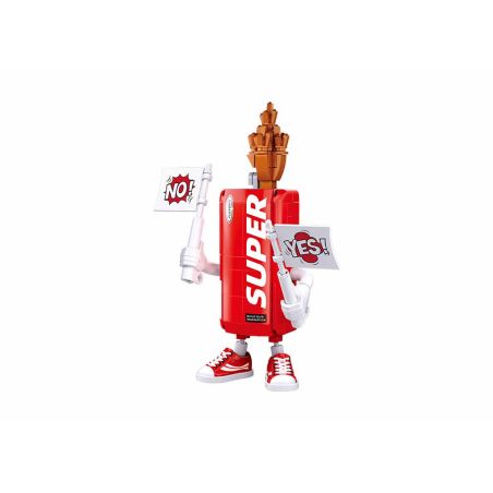 Sluban M38-B1123-03 Xếp hình lắp ráp ghép mô hình Ngôi nhà béo hạnh phúc